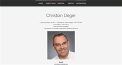 Desktop Screenshot of deger.eu